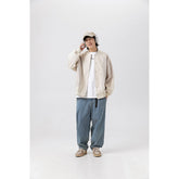 Unisex Jacket Retro Patchwork Baseball Jacket Coat